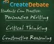 Try CreateDebate!